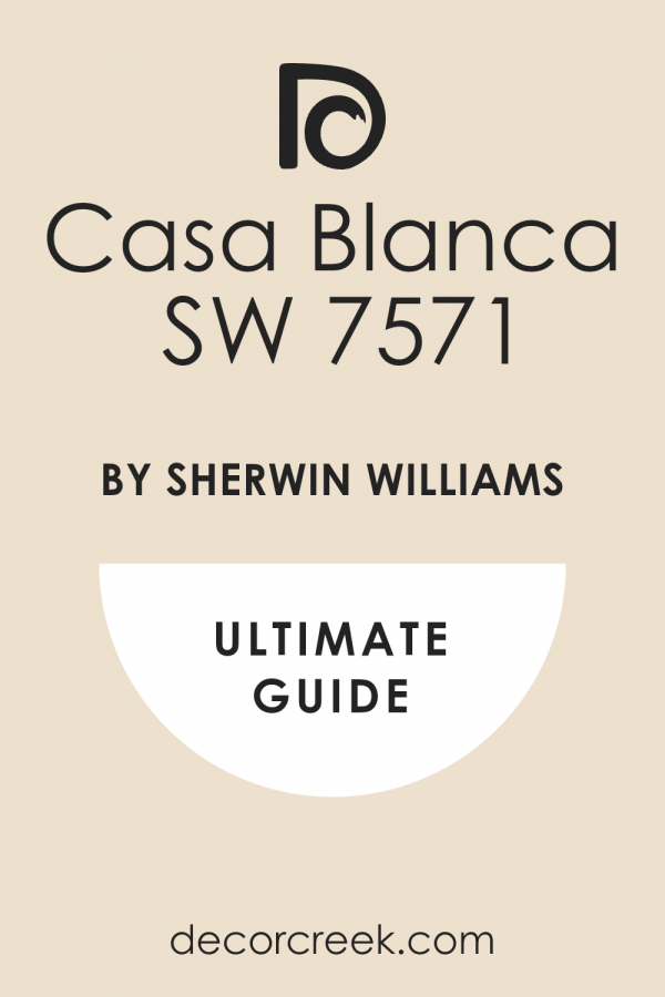 Casa Blanca SW 7571 Paint Color by Sherwin Williams - DecorCreek