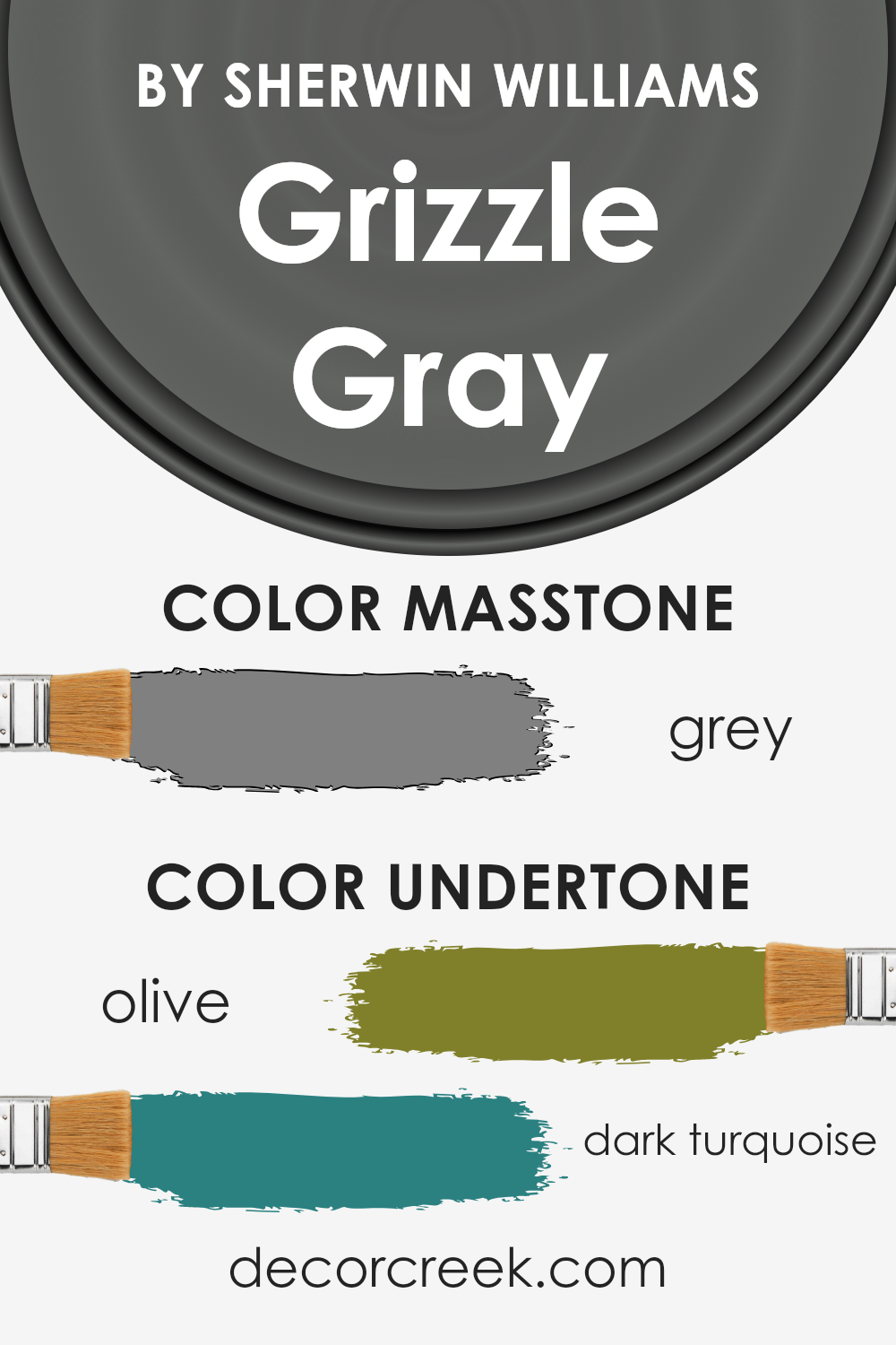 Grizzle Gray SW 7068 Paint Color by Sherwin Williams - DecorCreek