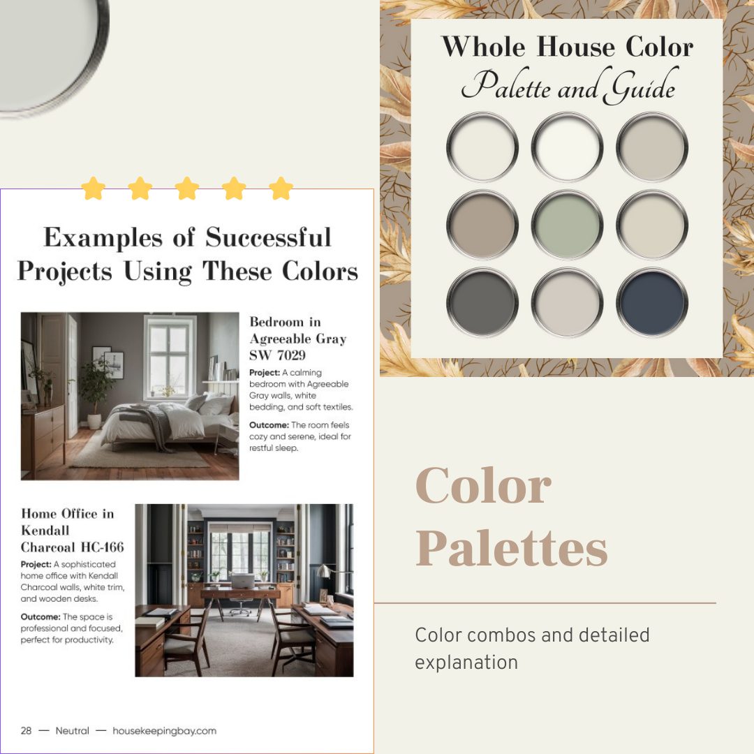 Neutral Whole House Decor and Paint Scheme