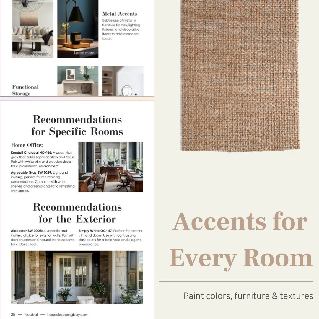 Neutral Whole House Decor and Paint Scheme