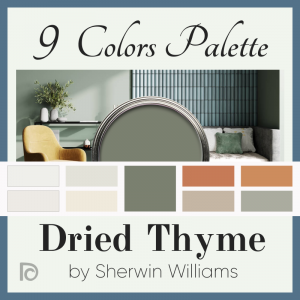 Dried Thyme Whole House Color Palette