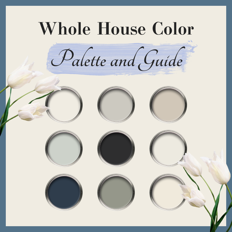 Greek Villa Whole House Color Palette