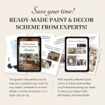 modern farmhouse whole house paint and decor scheme (1)