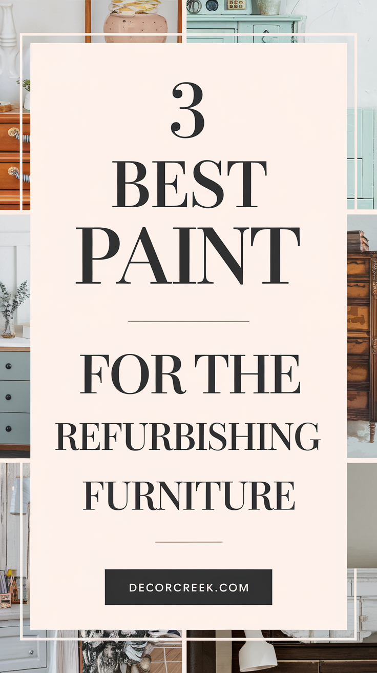 3 best paint for the refurbishing furniture