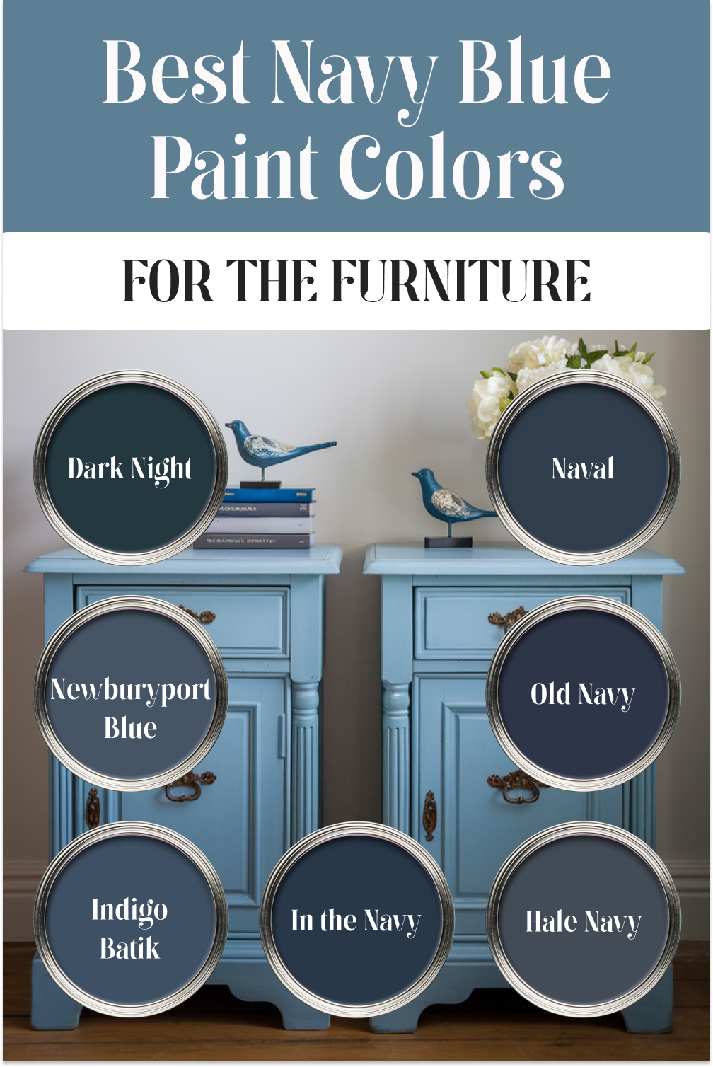 Best Paint Colors for the Navy Blue Paint