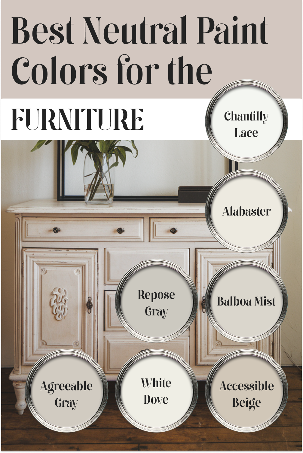 Best Paint Colors for the Neutral Furniture