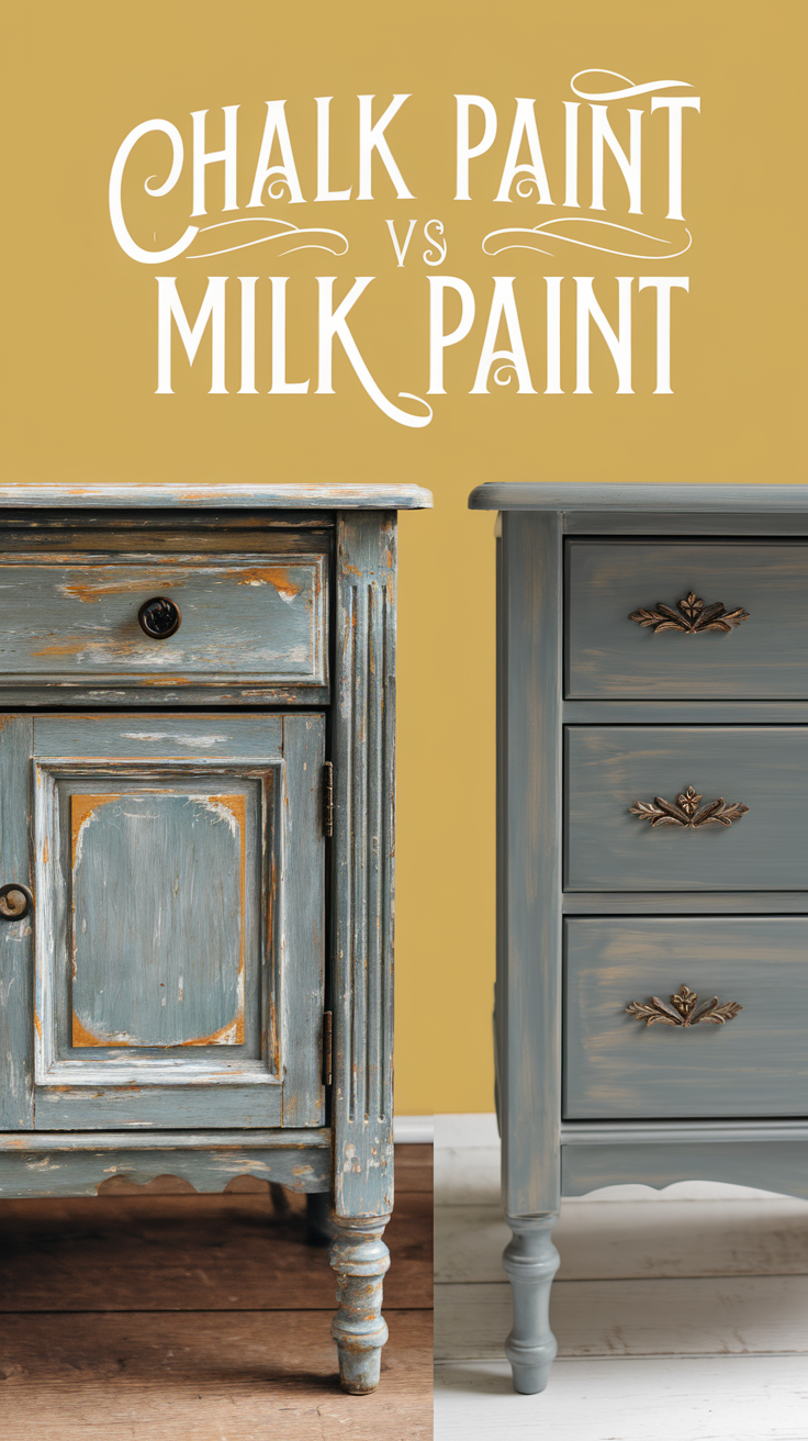 chalk paint vs milk paint