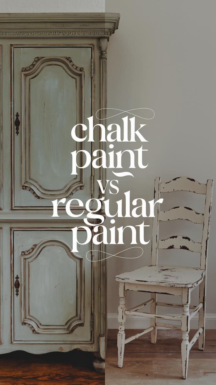 chalk paint vs regular paint