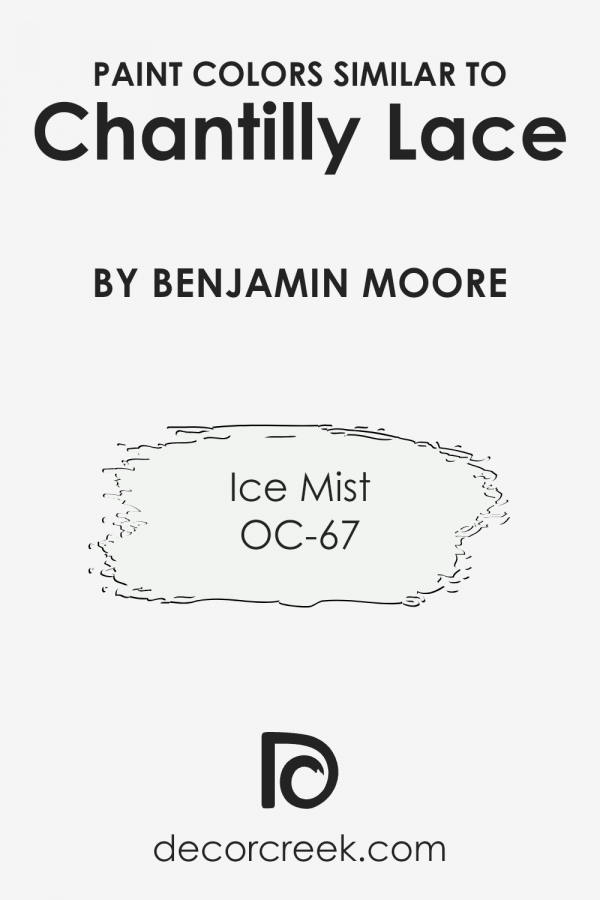 Chantilly Lace OC-65 Paint Color by Benjamin Moore - DecorCreek