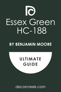 Essex Green HC-188 Paint Color by Benjamin Moore - DecorCreek