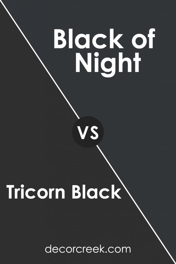 Tricorn Black SW 6258 Paint Color by Sherwin Williams - DecorCreek