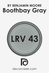 Boothbay Gray HC-165 Paint Color by Benjamin Moore - DecorCreek