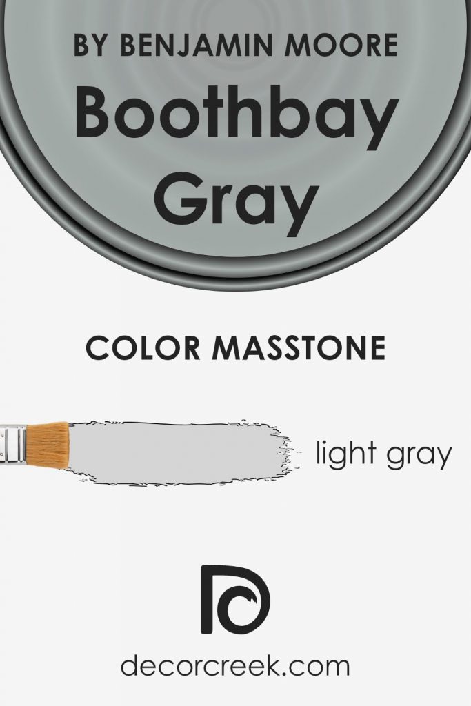 Boothbay Gray HC-165 Paint Color by Benjamin Moore - DecorCreek