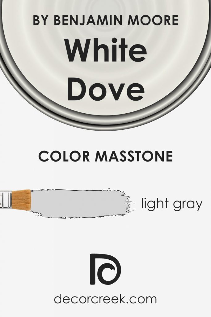 White Dove OC-17 Paint Color by Benjamin Moore - DecorCreek