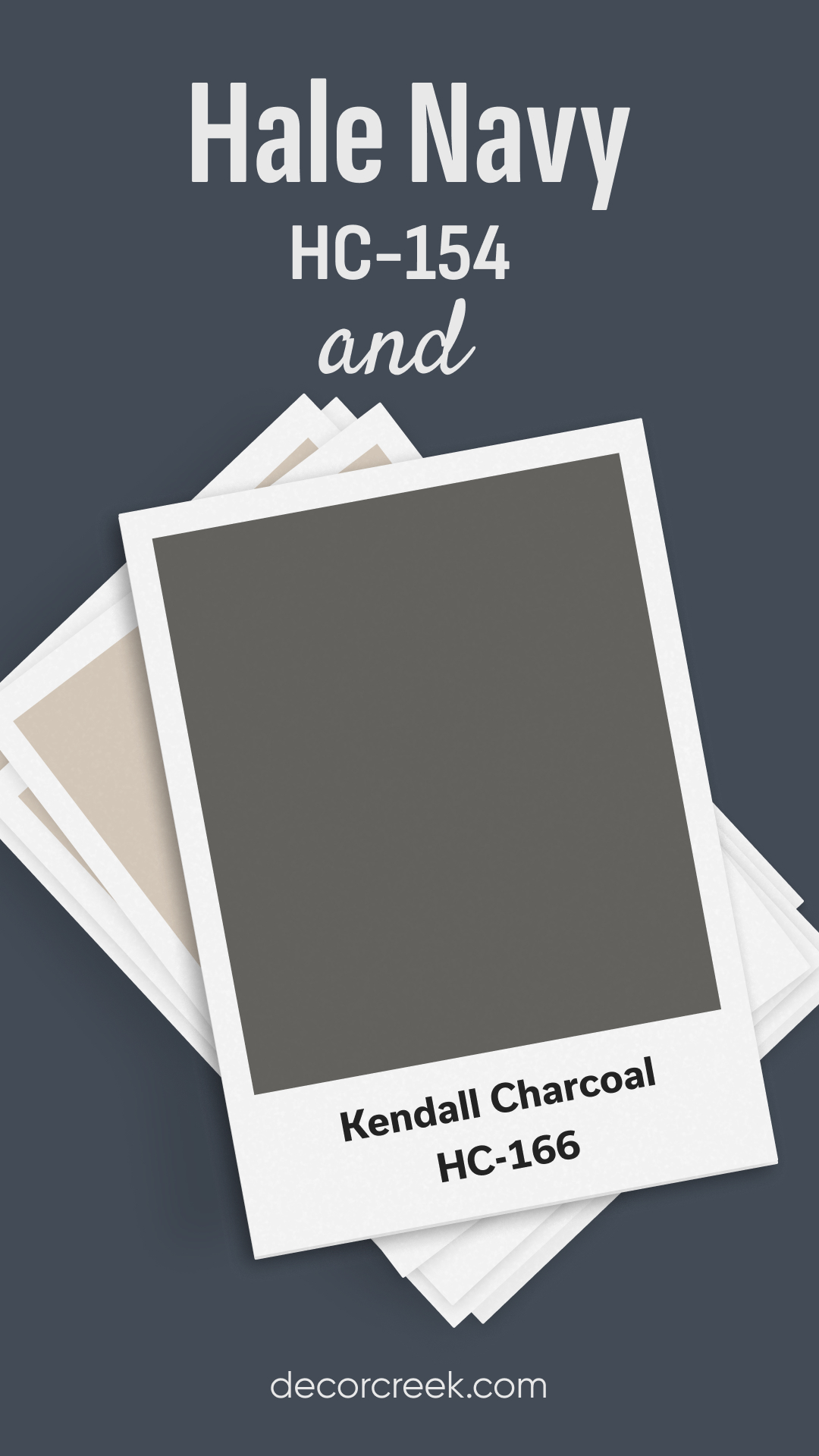 Hale Navy and Kendall Charcoal