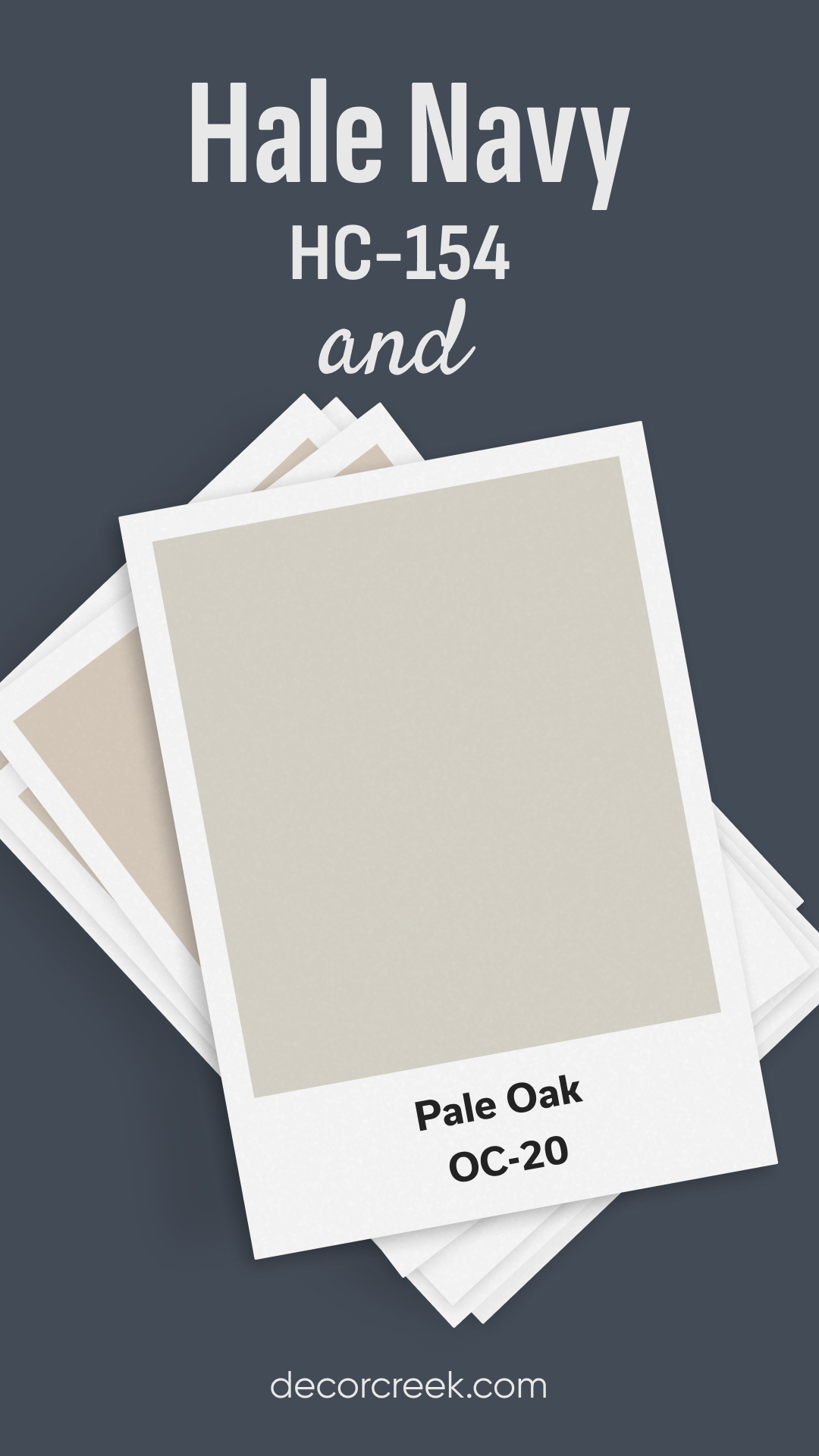 Hale Navy and Pale Oak