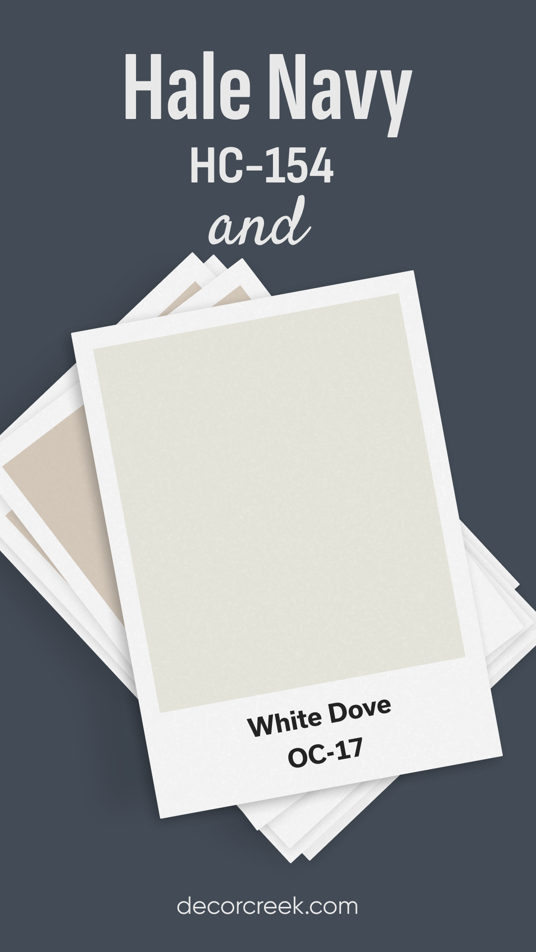 Hale Navy and White Dove