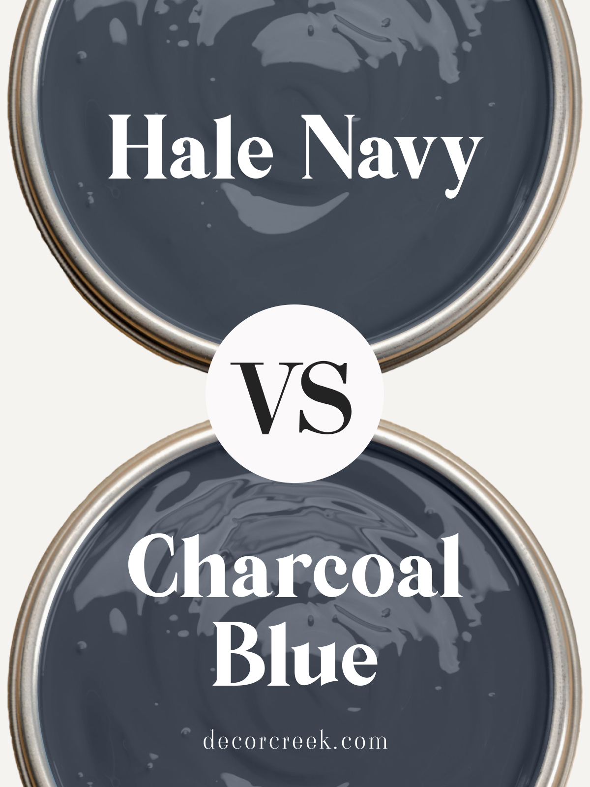 Hale Navy vs. Charcoal Blue