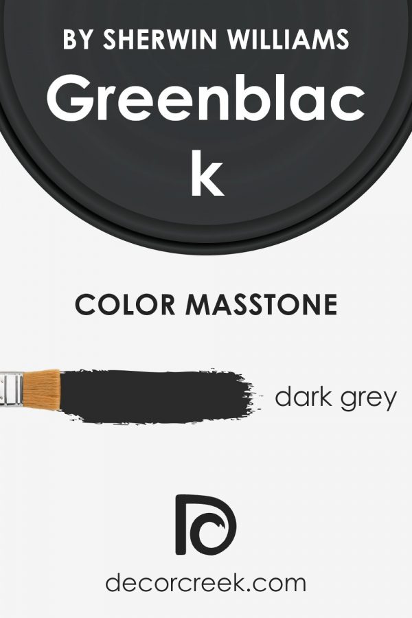 Greenblack SW 6994 Paint Color by Sherwin Williams - DecorCreek