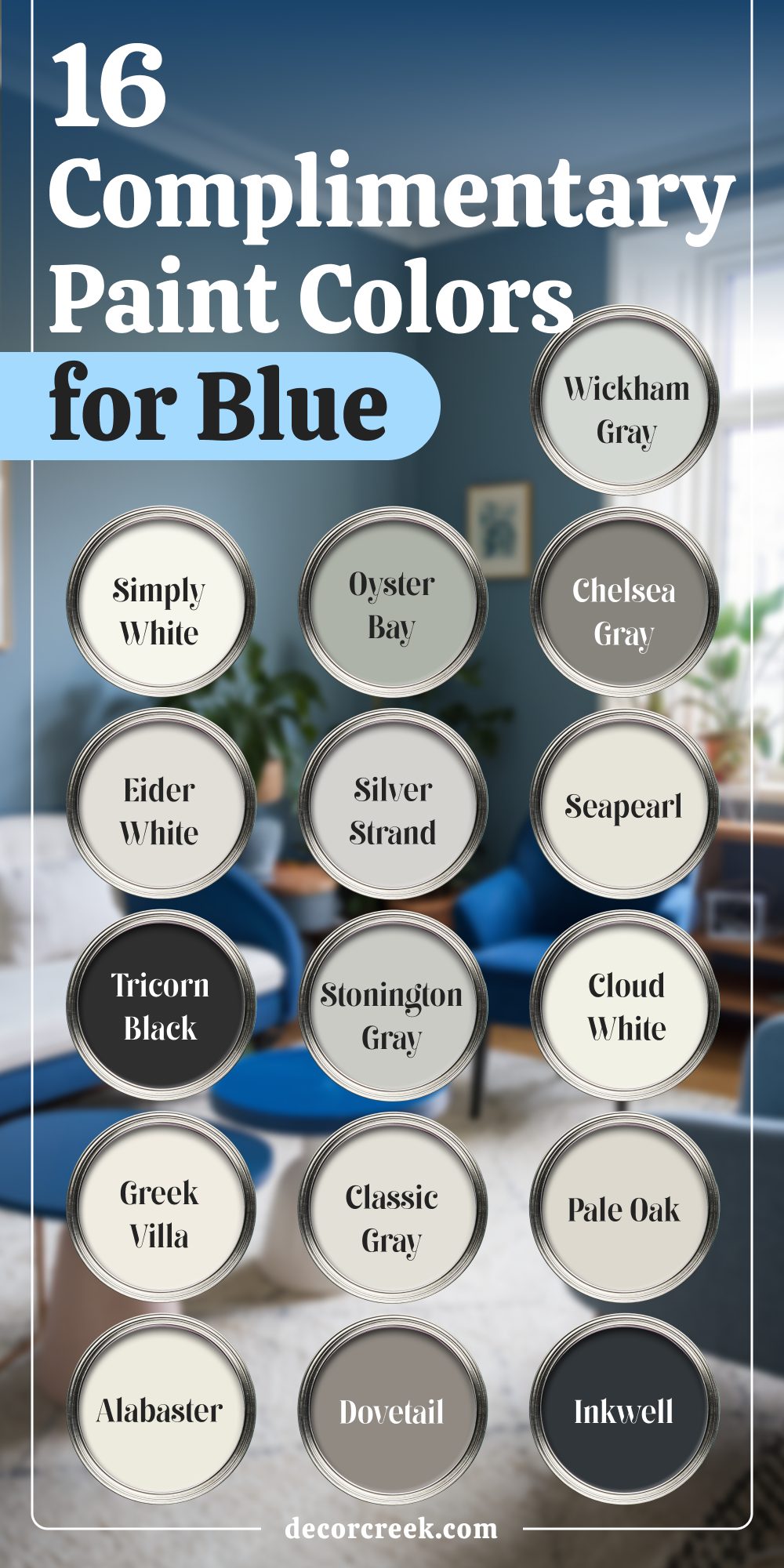 16 Best Complimentary Paint Colors for Blue