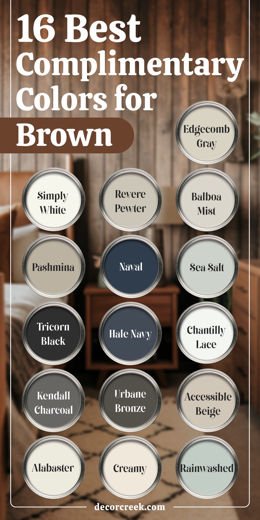 16 best Complimentary Colors for Brown