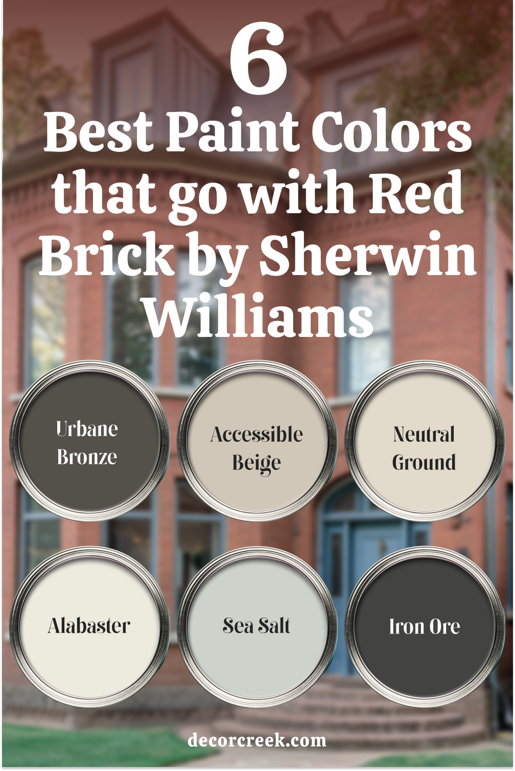 2. Sherwin-Williams Paint Colors That Pair Beautifully with Red Brick