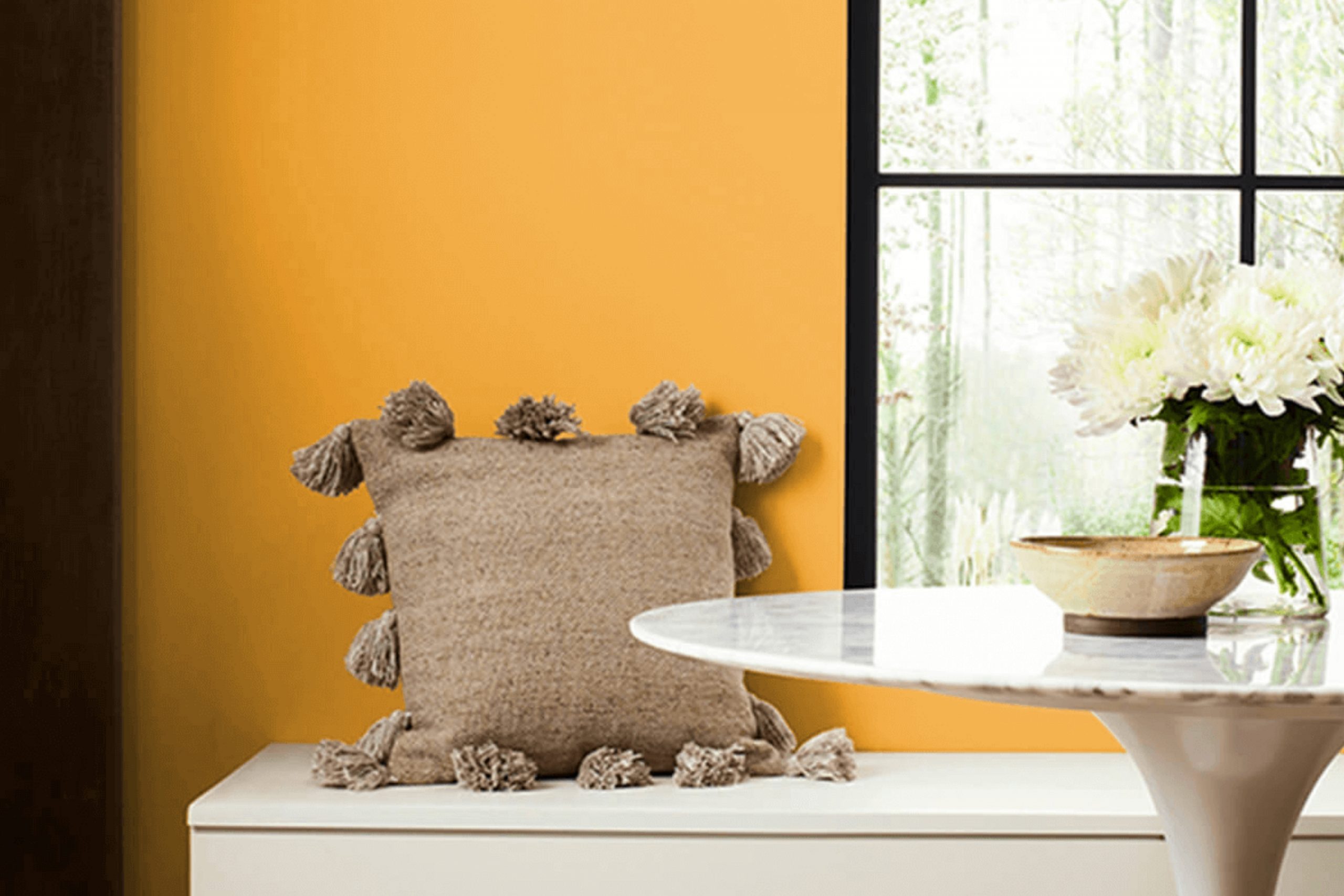 Goldenrod SW 6677 Paint Color by Sherwin Williams