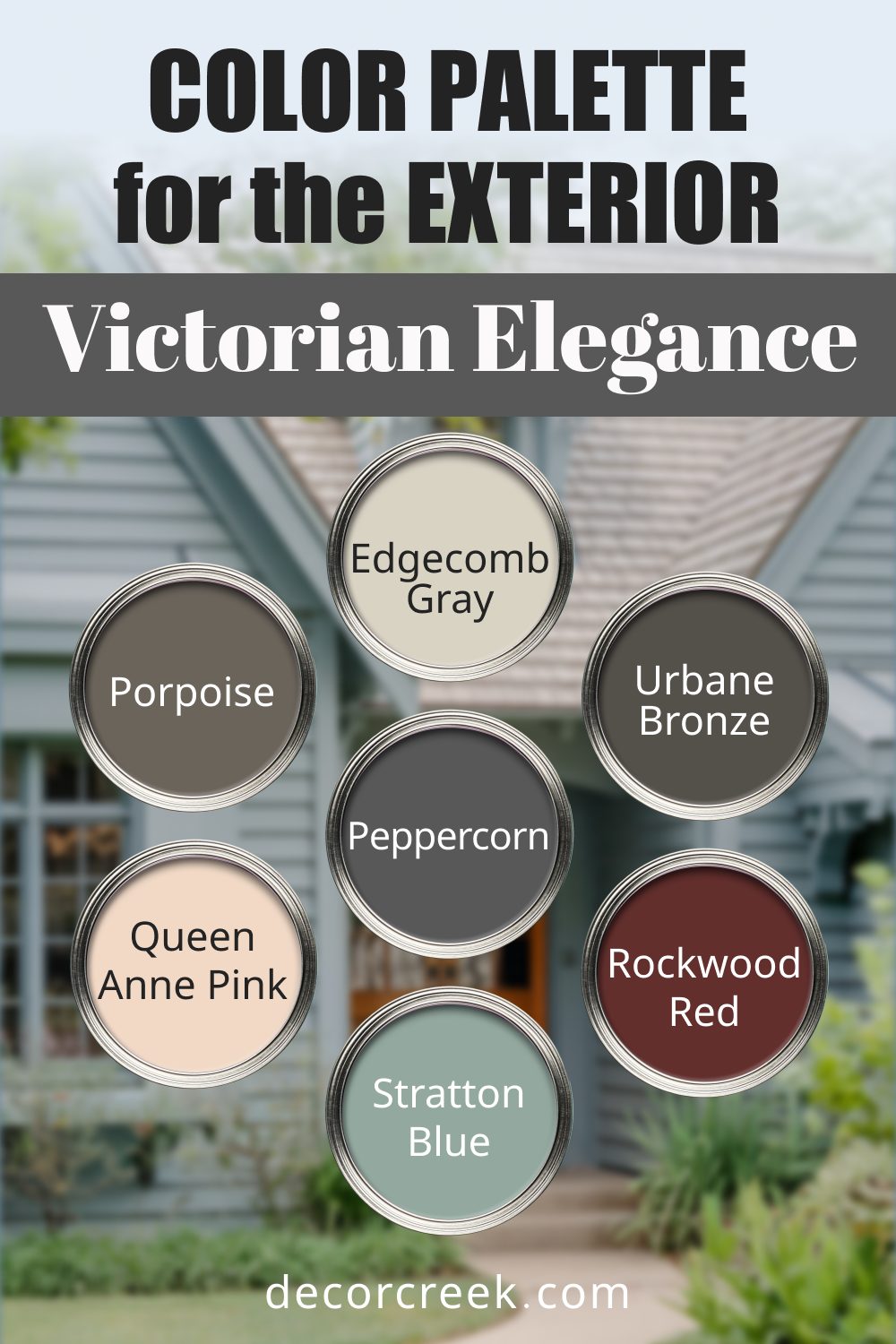 Victorian Elegance - 17 Best Paint Color Palettes for the Exterior this Year