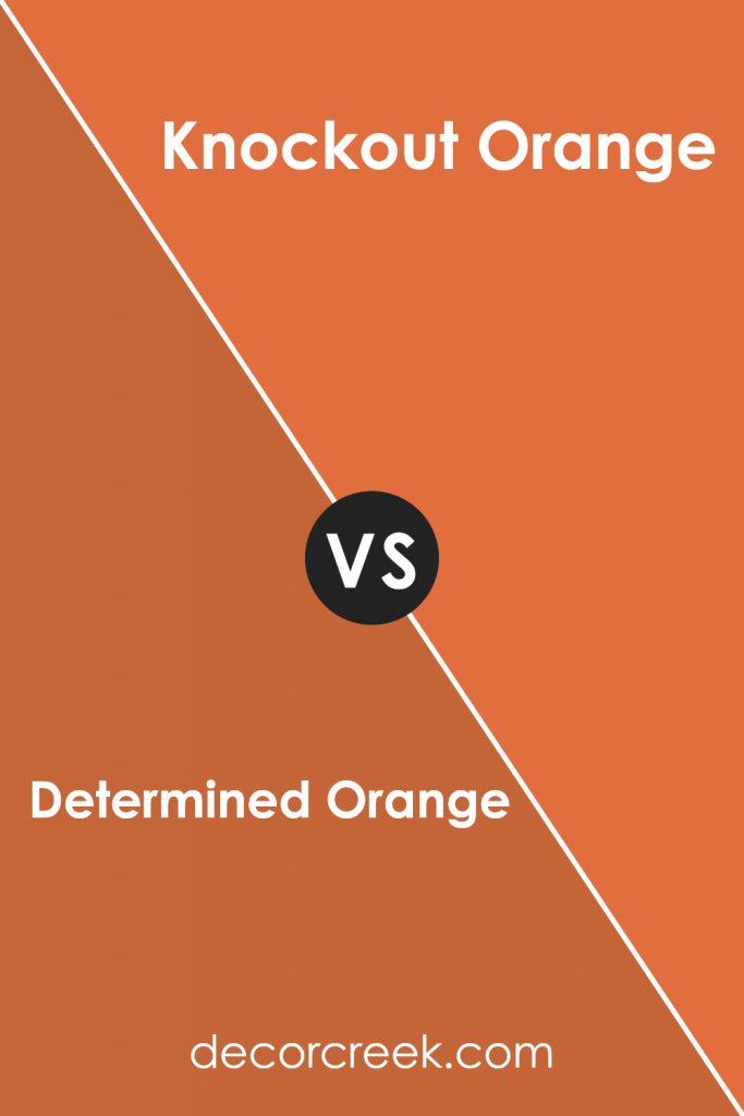 Determined Orange SW 6635 Paint Color by Sherwin Williams - DecorCreek