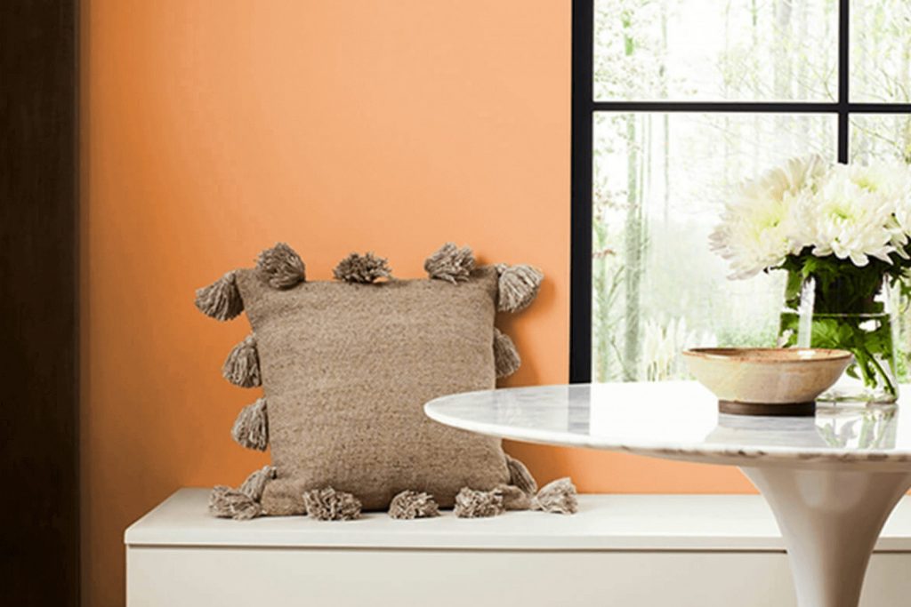 Tangerine SW 6640 Paint Color by Sherwin Williams