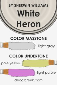White Heron SW 7627 Paint Color by Sherwin Williams - DecorCreek