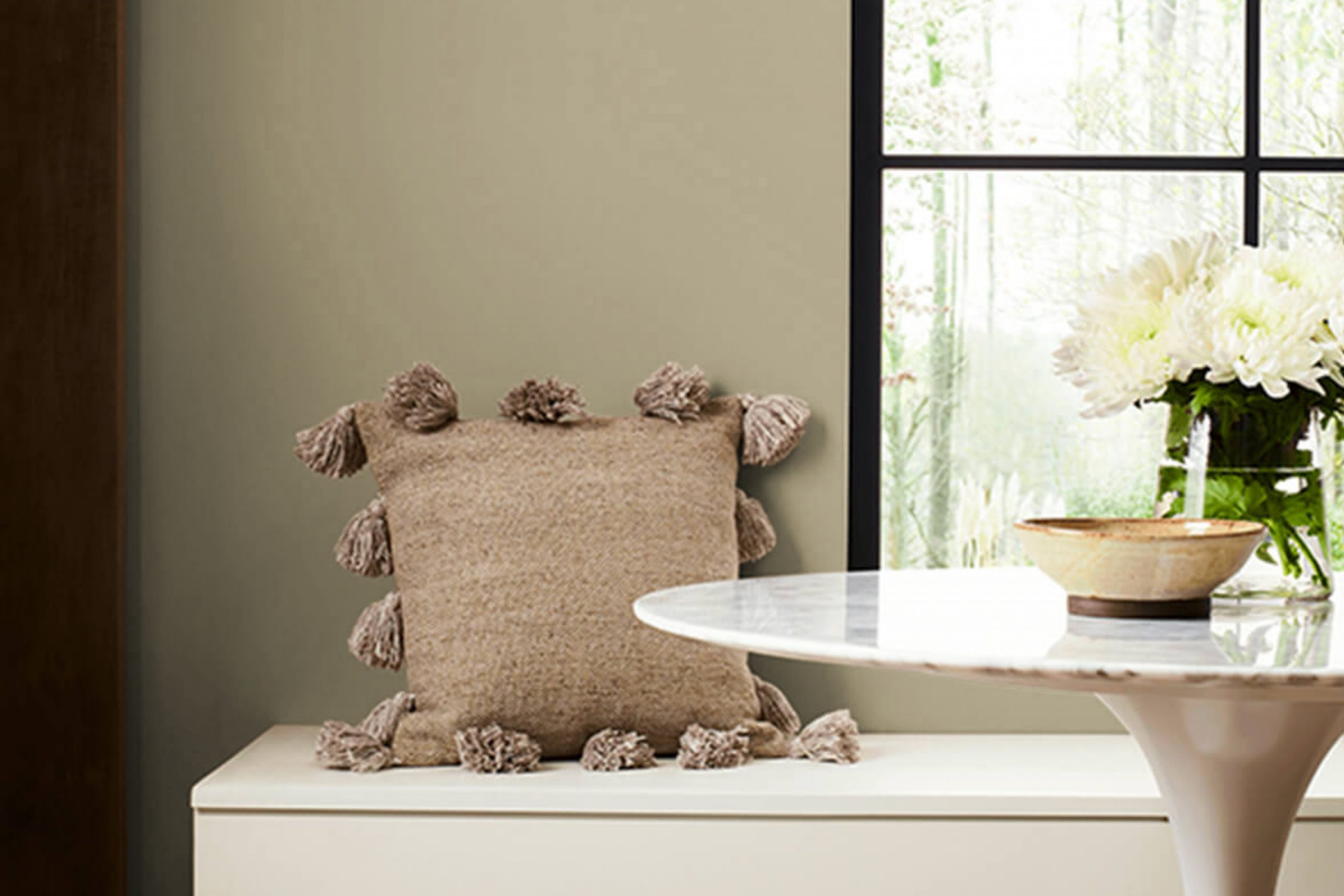 Worn Khaki SW 9527 Paint Color by Sherwin Williams