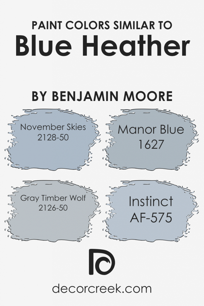 Blue Heather 1620 Paint Color by Benjamin Moore - DecorCreek