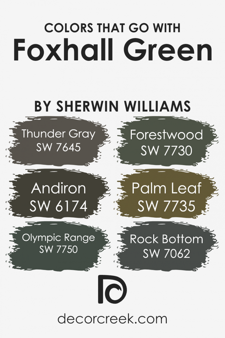 Foxhall Green SW 9184 Paint Color by Sherwin Williams DecorCreek