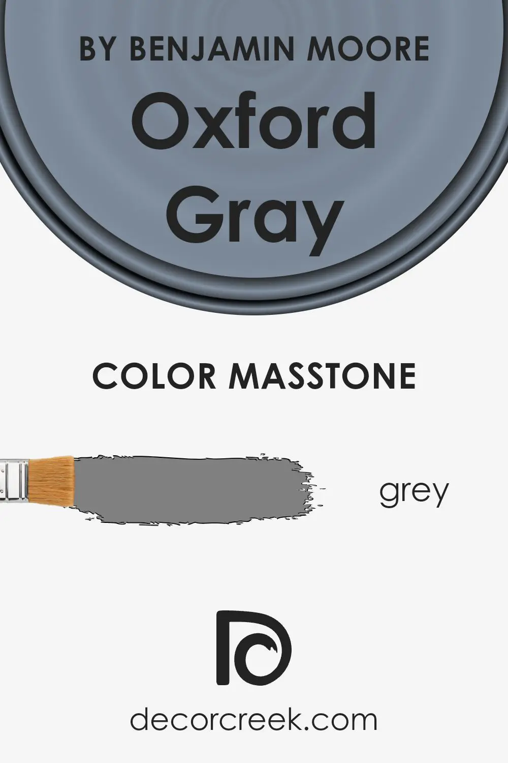 Oxford Gray 2128-40 Paint Color by Benjamin Moore - DecorCreek