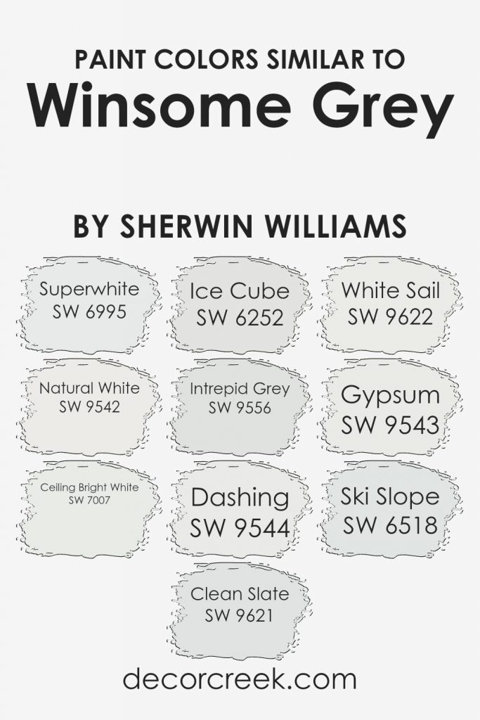 Winsome Grey SW 9624 Paint Color by Sherwin Williams - DecorCreek