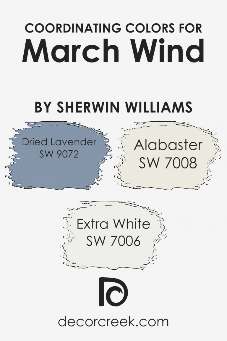 March Wind SW 7668 Paint Color by Sherwin Williams - DecorCreek