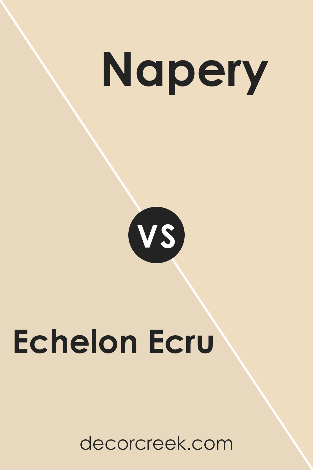 echelon_ecru_sw_7574_vs_napery_sw_6386