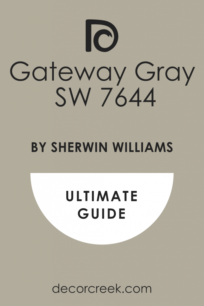 Gateway Gray SW 7644 Paint Color by Sherwin Williams - DecorCreek
