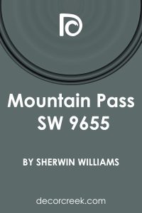 Mountain Pass SW 9655 Paint Color by Sherwin Williams - DecorCreek