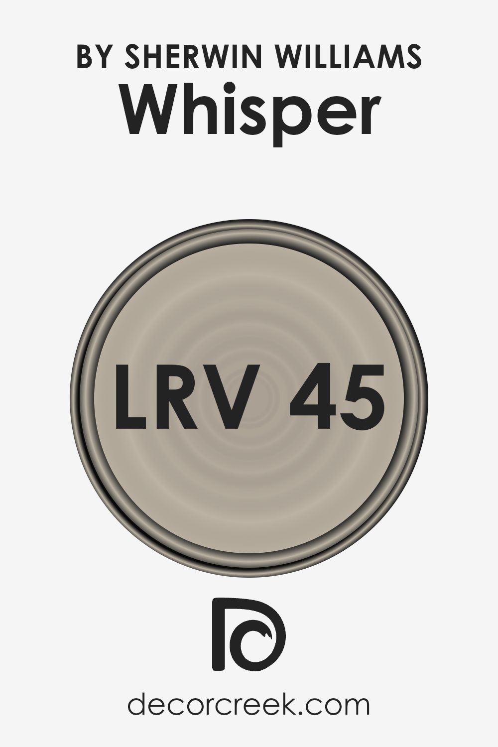 what_is_the_lrv_of_whisper_sw_9591