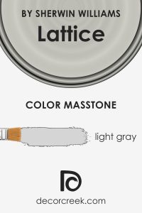 Lattice SW 7654 Paint Color by Sherwin Williams - DecorCreek
