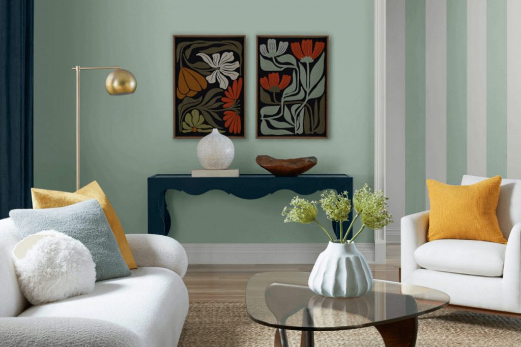 Slow Green SW 6456 Paint Color by Sherwin Williams