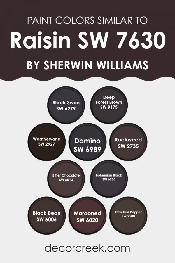 Raisin SW 7630 Paint Color by Sherwin Williams - DecorCreek