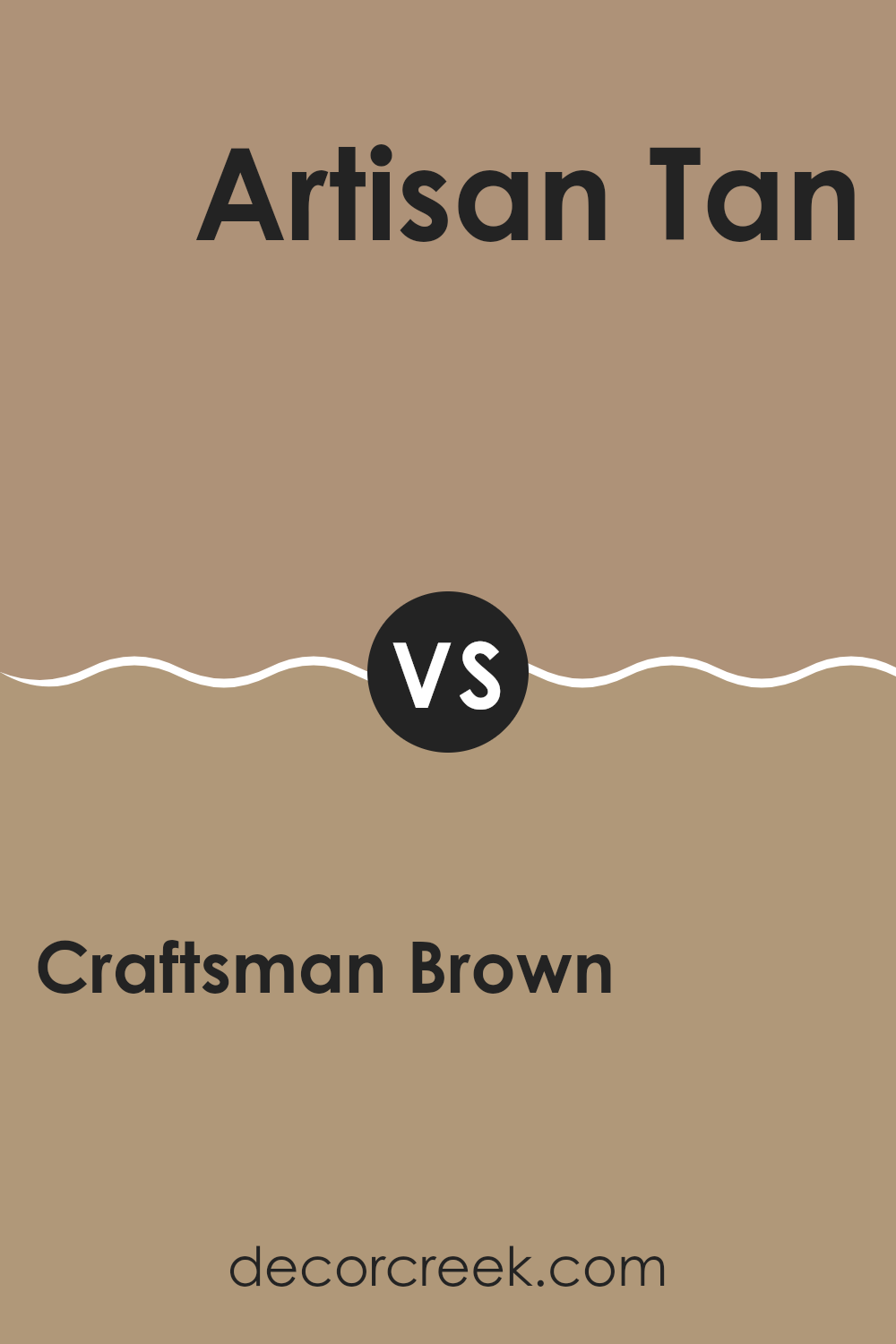craftsman_brown_sw_2835_vs_artisan_tan_sw_7540