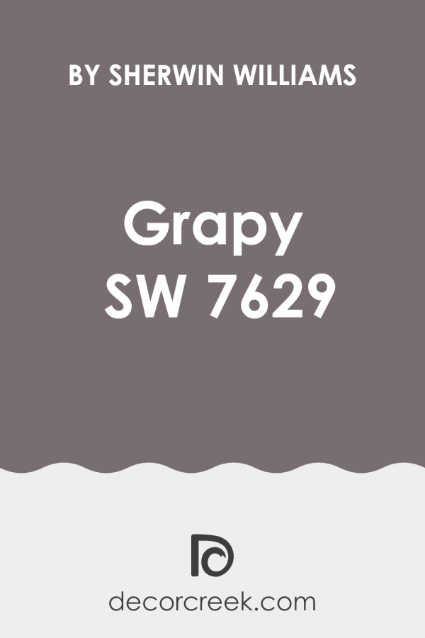 Grapy SW 7629 Paint Color by Sherwin Williams - DecorCreek