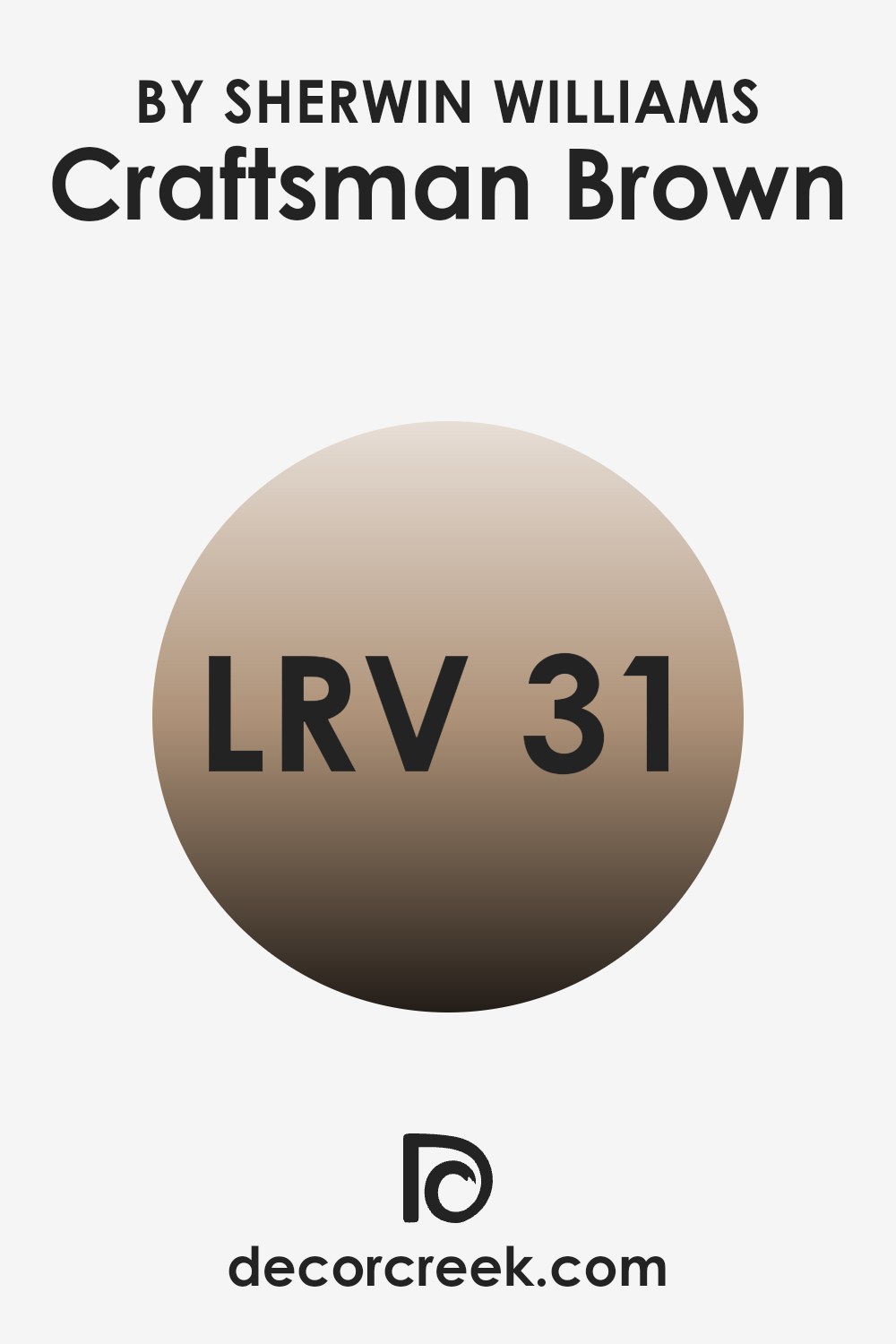 what_is_the_lrv_of_craftsman_brown_sw_2835
