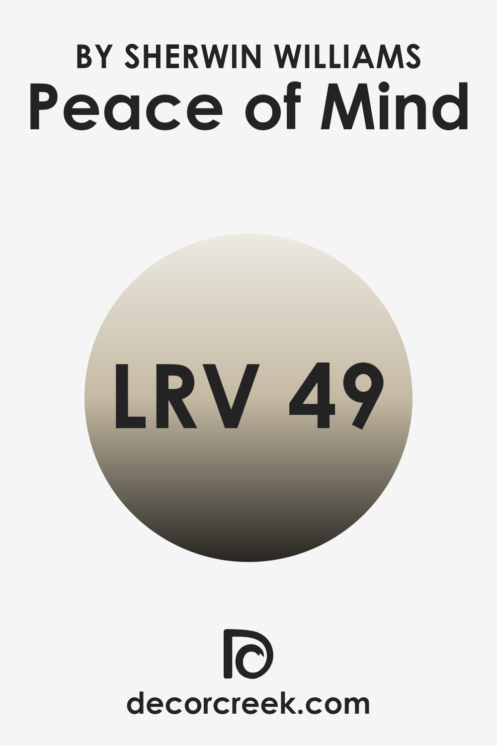 what_is_the_lrv_of_peace_of_mind_sw_9510