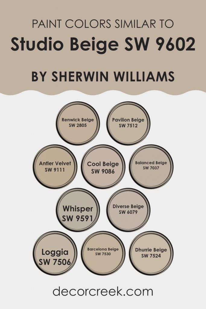 Studio Beige SW 9602 Paint Color by Sherwin Williams - DecorCreek