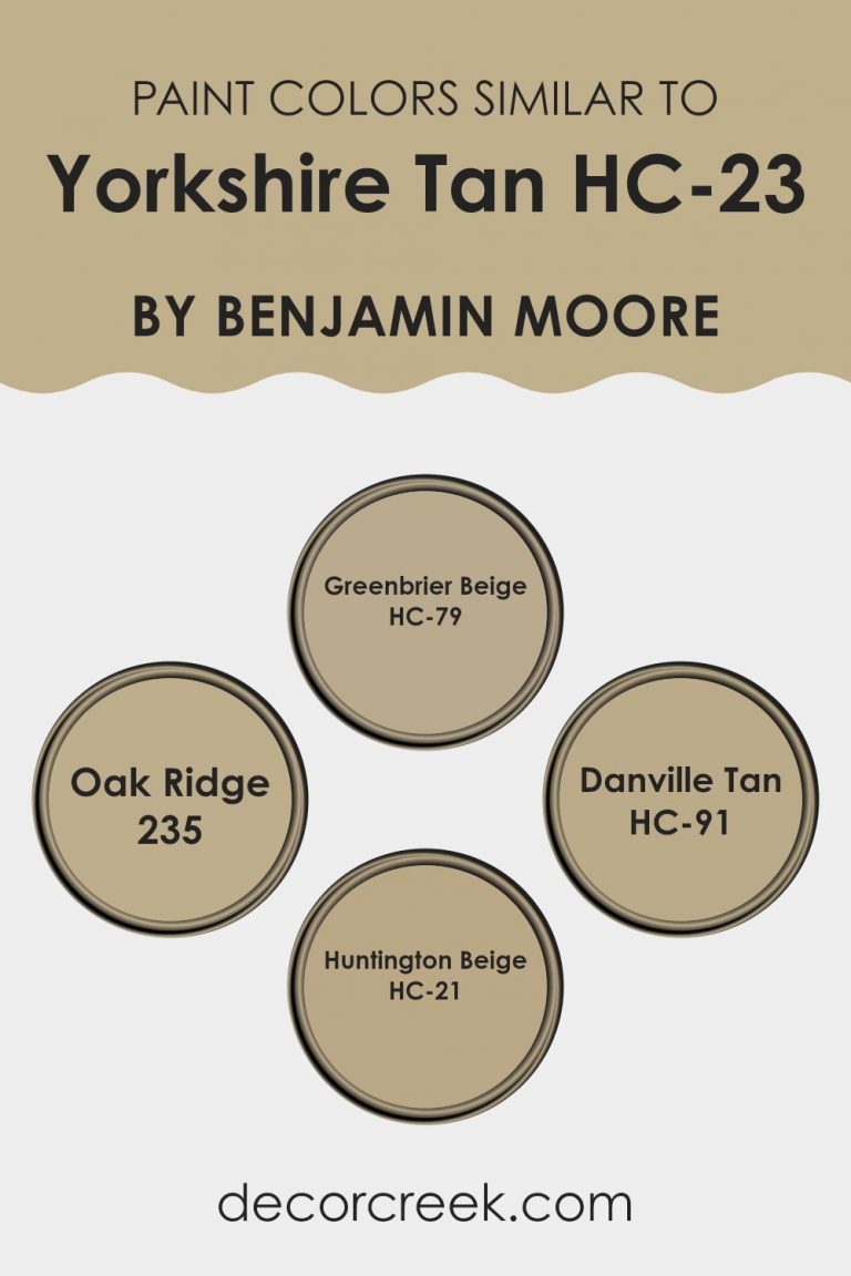 Yorkshire Tan HC-23 Paint Color by Benjamin Moore - DecorCreek